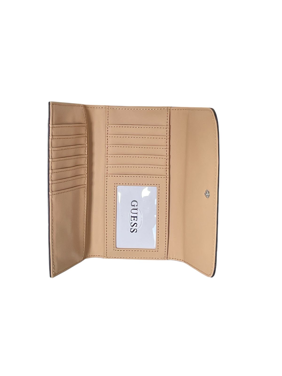 Cartera Guess con Doble Broche y Monograma - Estilo y Funcionalidad