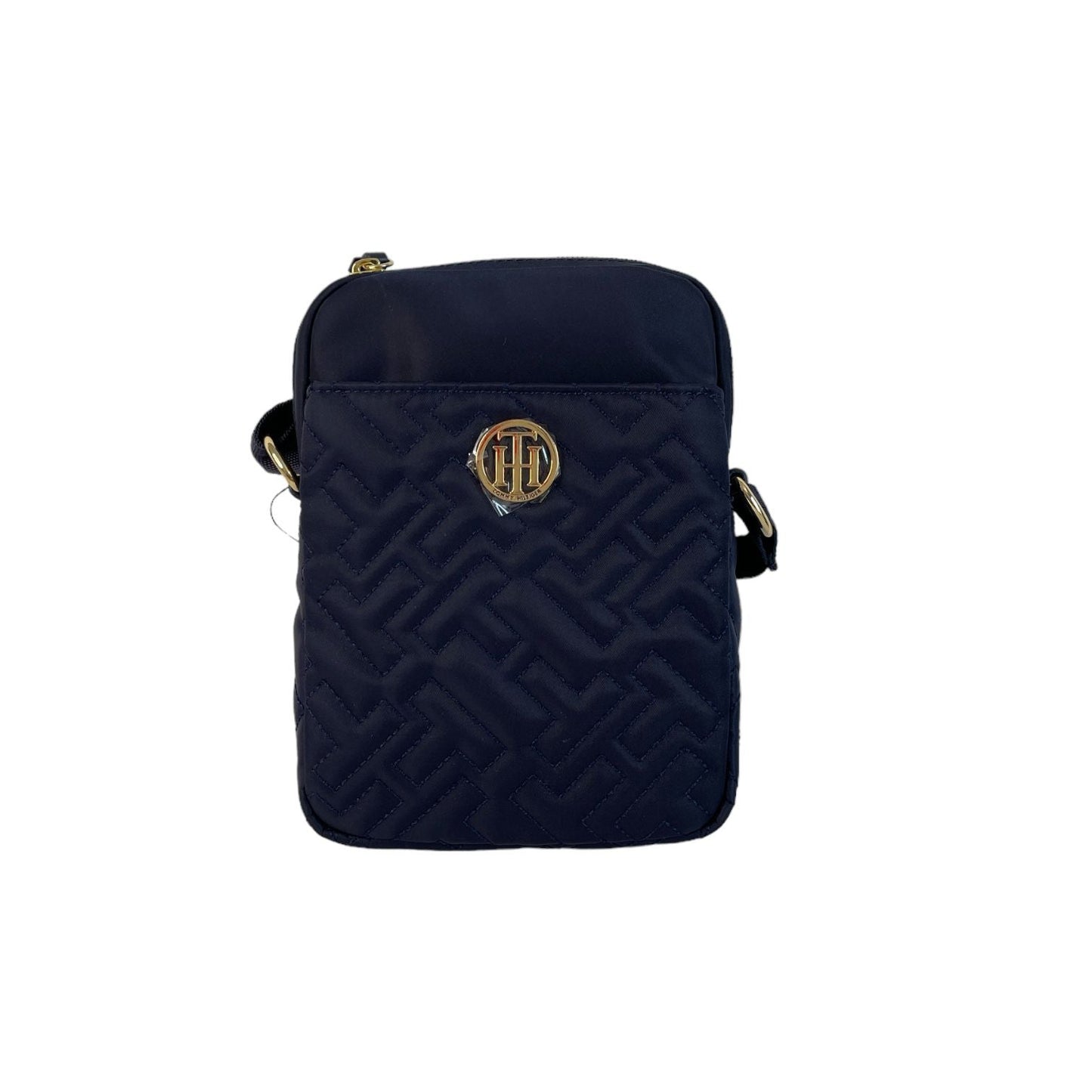 Bolsa Tommy Hilfiger Azul Marino – Elegancia Compacta y Sofisticada