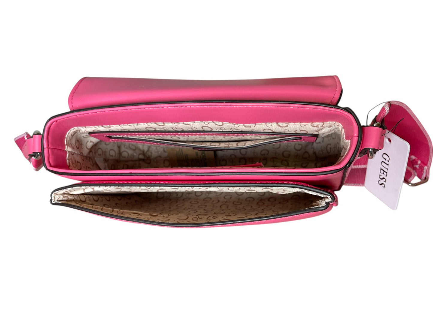 Mini Bolso Crossbody Guess - Color Fucsia de Impacto
