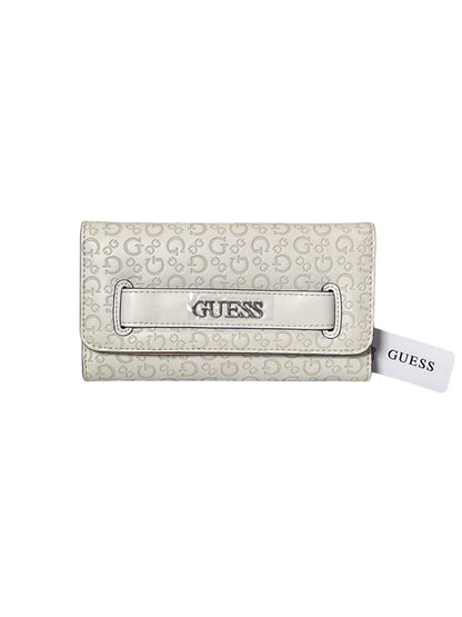 Cartera Guess con Doble Broche y Monograma - Estilo y Funcionalidad
